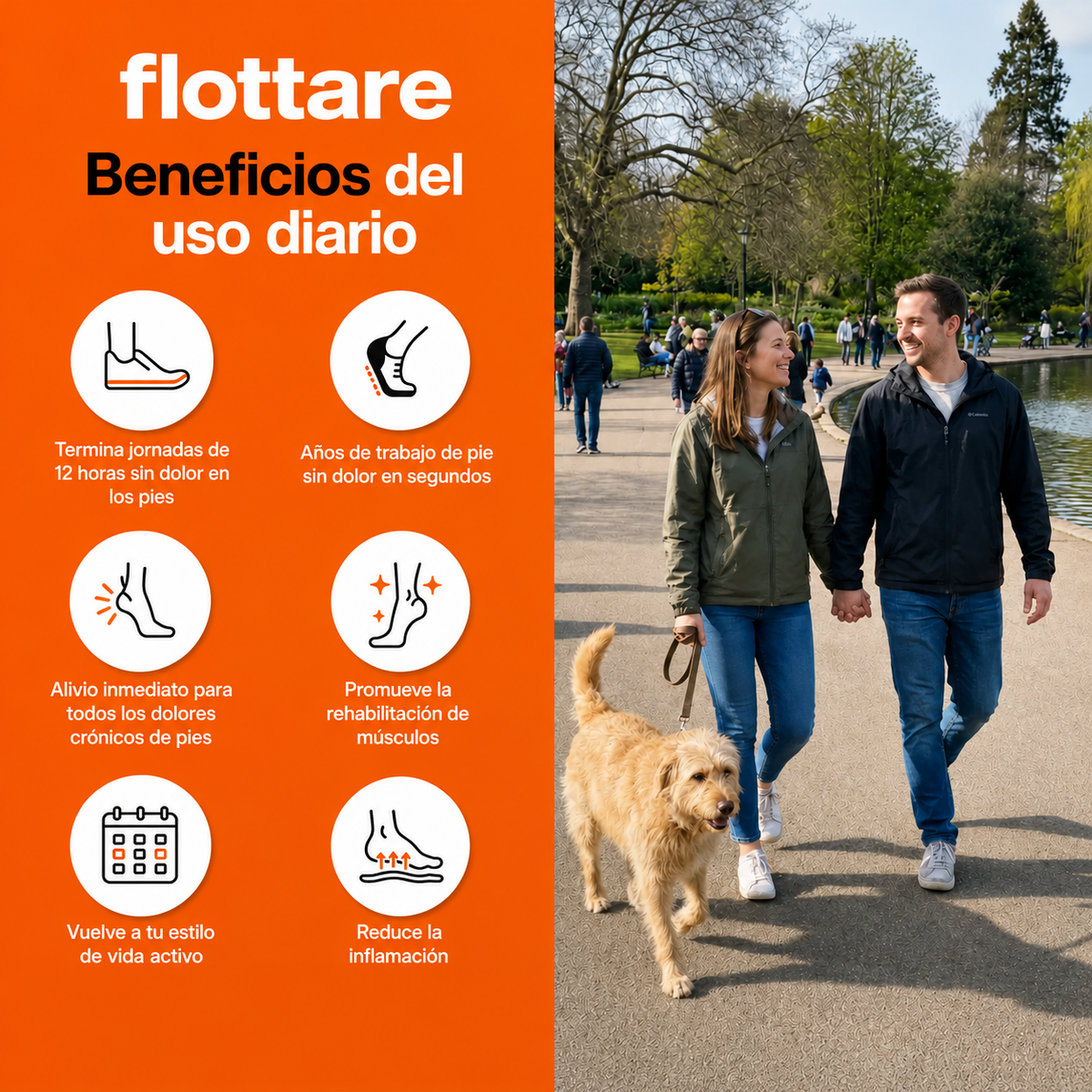 FlottarePro: Plantillas de Masaje y Soporte de Arco